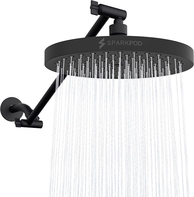 SparkPod Round Rain Shower Head by SparkPod