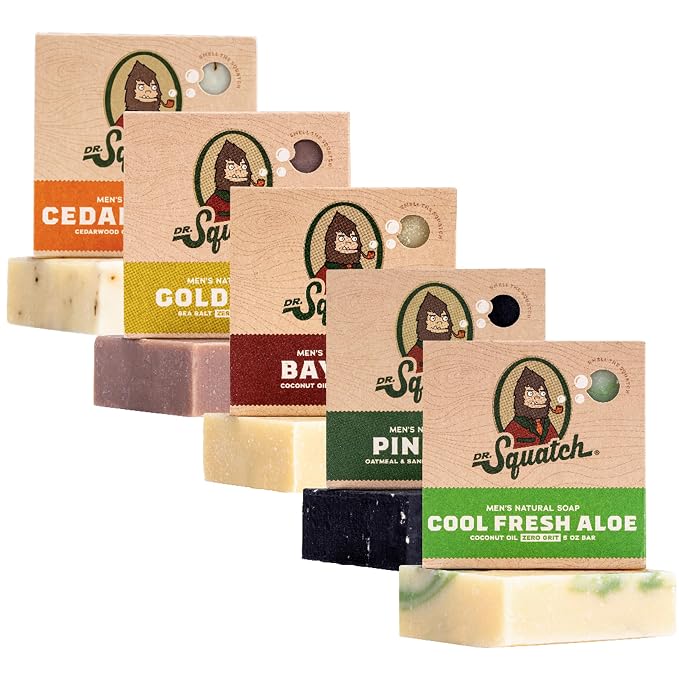 Dr. Squatch Natural Bar Soap for Men by DrSquatch