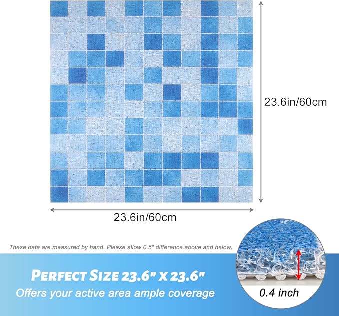 Shower Mat Non-Slip, Soft Comfort Bath Mat - Image 8