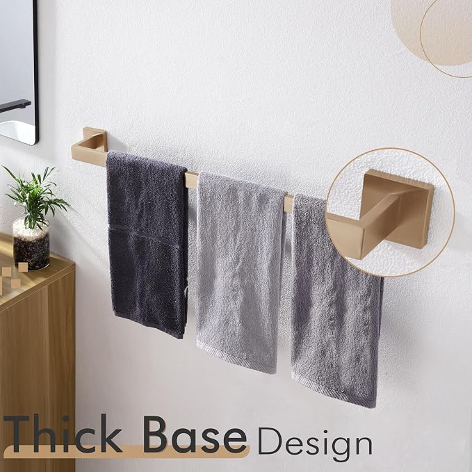 KOKOSIRI 32-Inch Towel Rack for Bathroom Kitchen Towel Rails Wall Mount SUS304 - Image 9