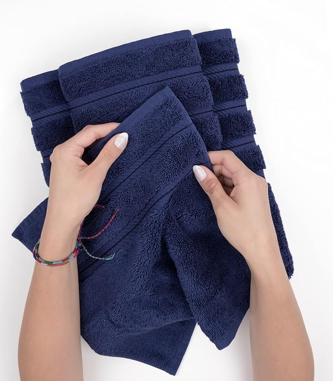 American Soft Linen Premium 3 Piece Towel Set, 1 Bath Towel 1 Hand Towel 1 - Image 6