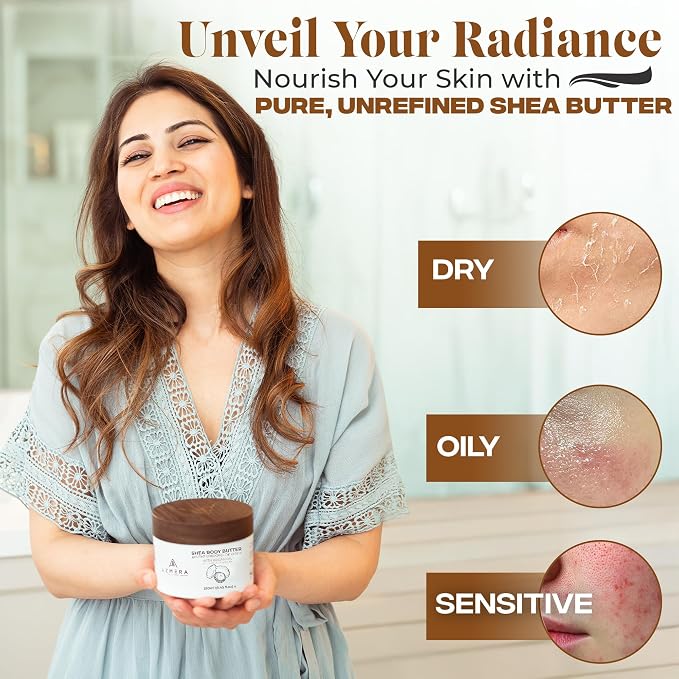 AZMERA Handcrafted Whipped Shea Body Butter – Unscented Moisturizer - Image 5