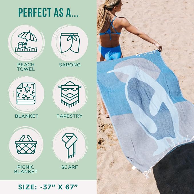 Sand Cloud Turkish Beach Towel - Image 3