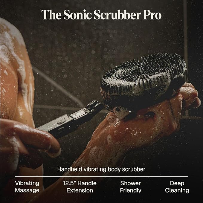 Black Wolf Silicone Body Scrubber & Exfoliator - Image 2