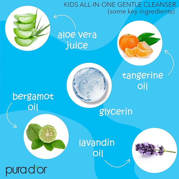PURA D'OR Kids Wash All-in-One Gentle Cleanser - Image 3