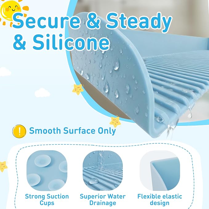 Roslim Splash Guard for Bathtub, Silicone Tub Water Splash Guard - Image 5