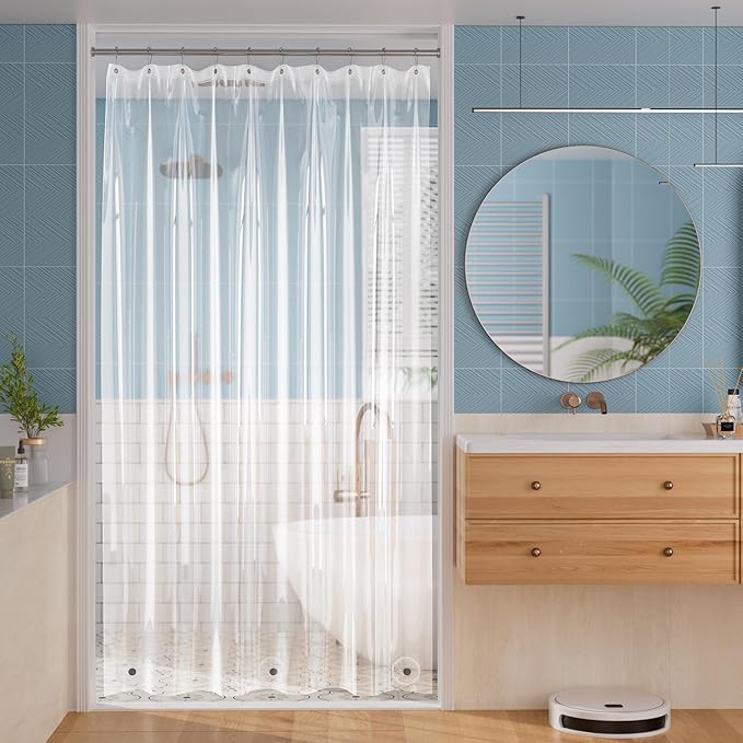Titanker Plastic Shower Curtain Liner by Titanker