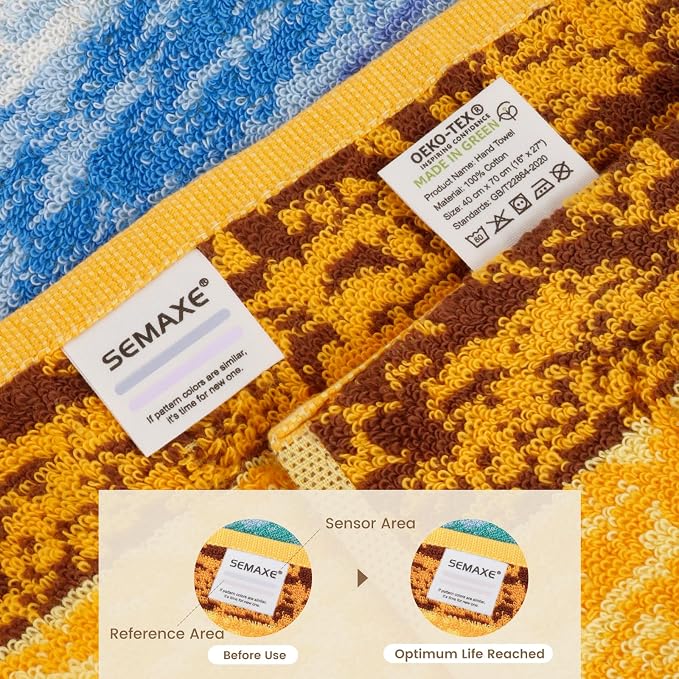 SEMAXE 4-Pack Luxury Bath Towels - Image 4