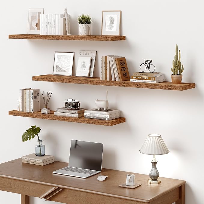 Vivelove 10 Inch Deep Floating Shelves 48 inch Long, 48 x 10 Wide Wall Shelves - Image 7