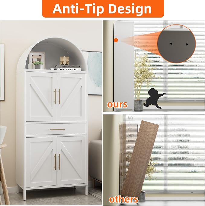73” Kitchen Pantry Cabinet - Image 6