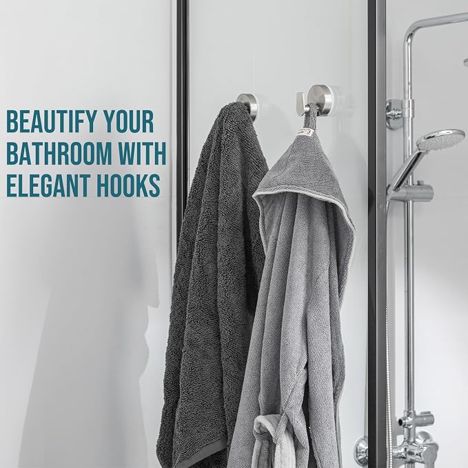 TAILI Stylish 304 Stainless Steel Bathroom Suction Hooks - Image 7