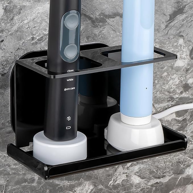 2Pack Electric Toothbrush Holder Wall Mounted, Electric Toothbrush Cord - Image 6