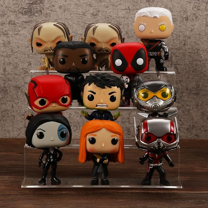 9 Inch Acrylic Shelf for Perfume Organizer in 2 Pack, 4 Tier Funko POP Shelves - Image 5