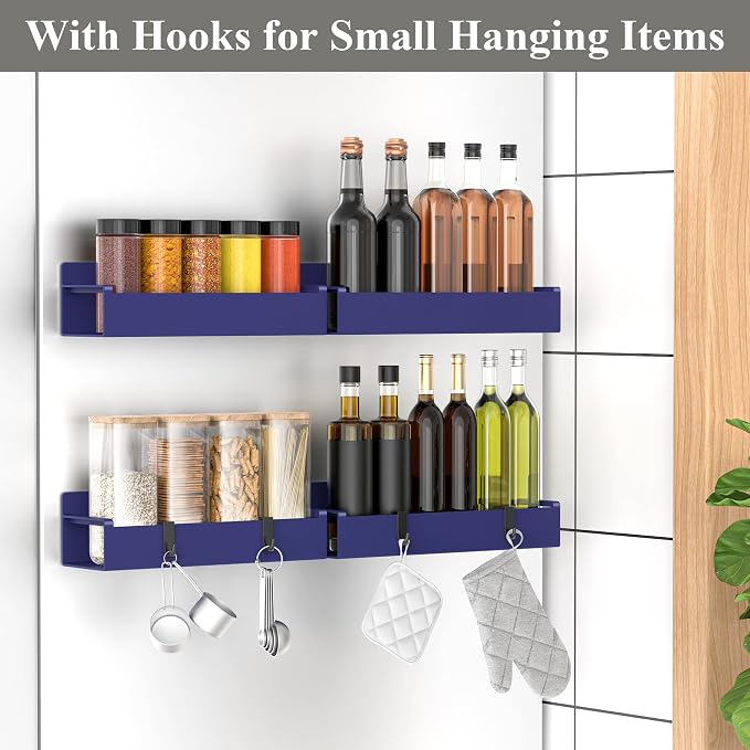 4 Pack Magnetic Spice Rack Organizer - Image 2
