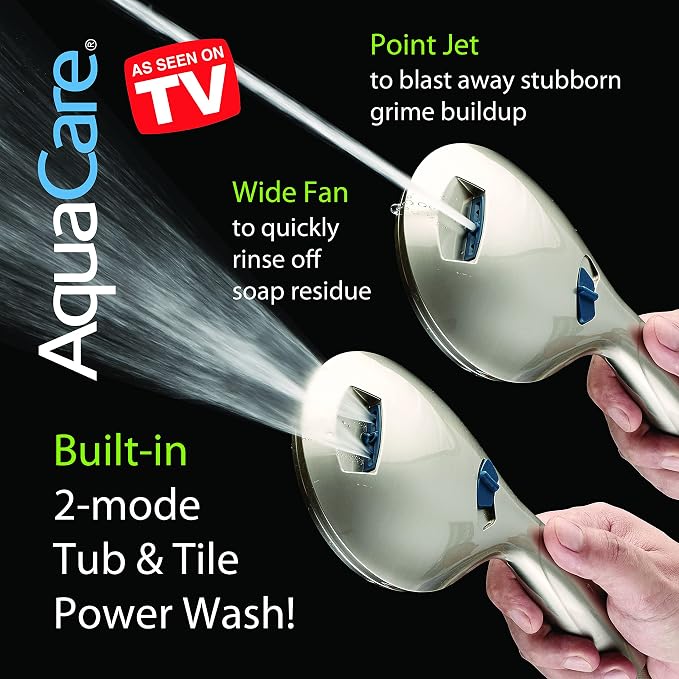 Hotel Spa AquaCare As-Seen-On-TV High Pressure 48-setting Rain & Handheld 3-way - Image 4