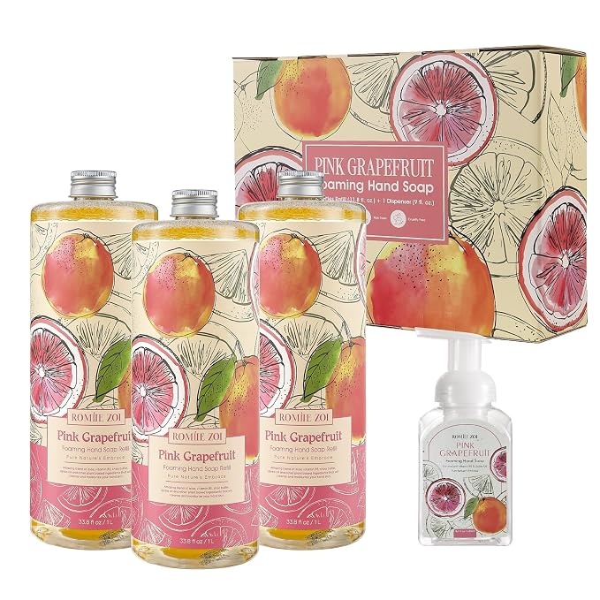 ROMIIE ZOI Foaming Hand Soap Refill Gift Set – 3 Pack *33.8 Fl Oz by ROMIIEZOI
