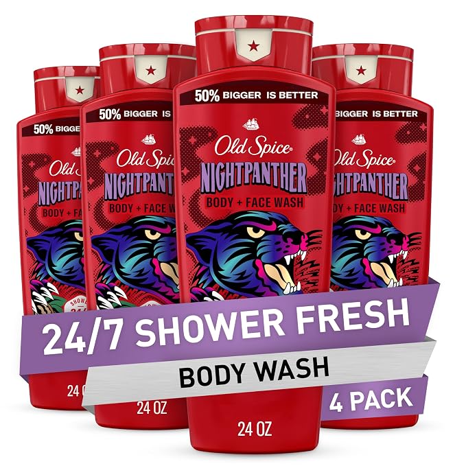 Old Spice Cleansing Body Wash for Men, 3X Defense, 24/7 Shower Fresh by OldSpice