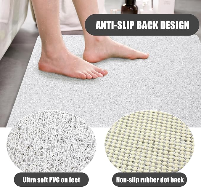 HOMBYS 58 x 32 Extra Large Shower Mat - Image 4