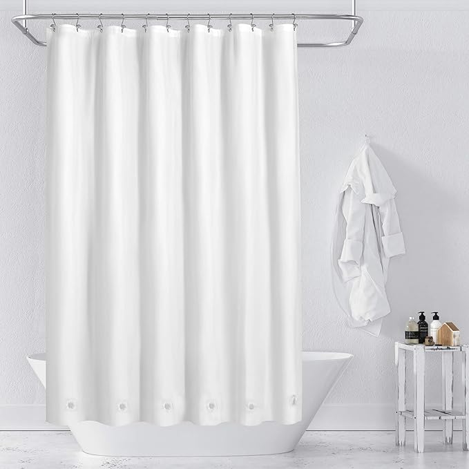Barossa Design White Shower Curtain Liner - Image 5