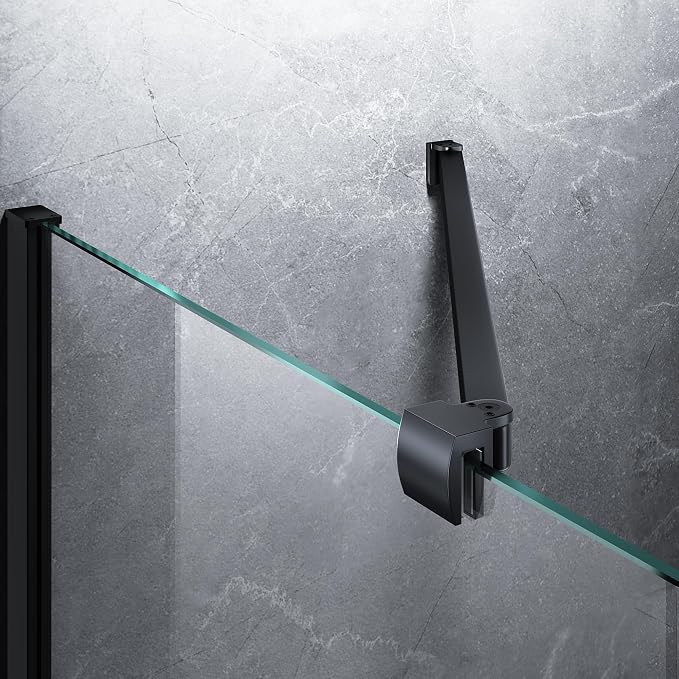 Frameless Shower Door Support Bar, Stainless Steel Wall-to-Glass Support Arm to by Unknown