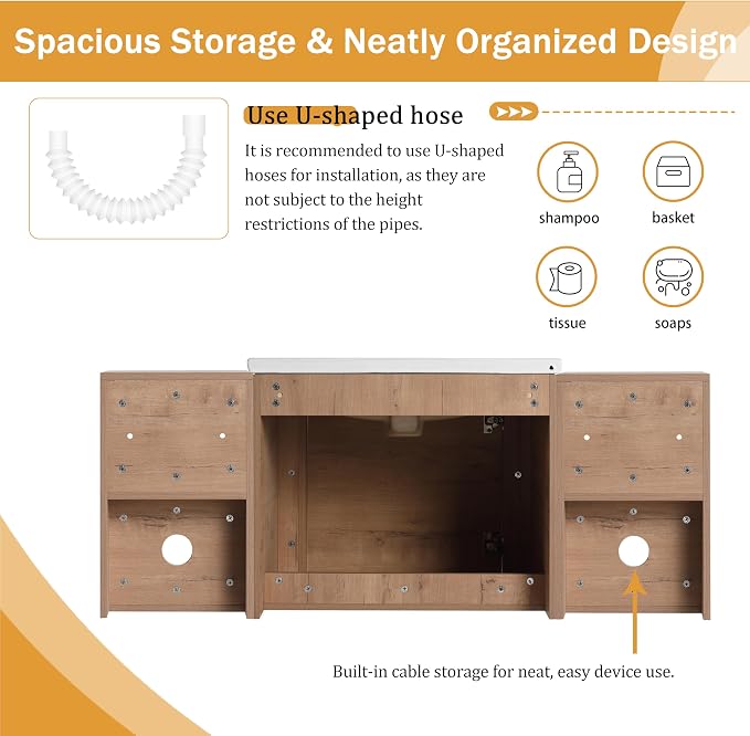 48 Inch Wall-Mounted Vanity - Image 6