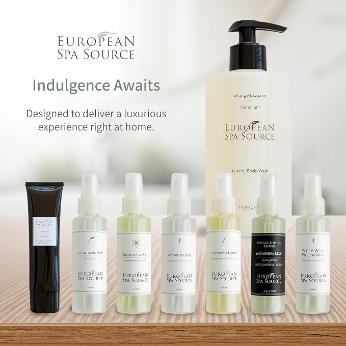 European Spa Source Lavender + Eucalyptus ShowerSpa Mist Spray - Image 6