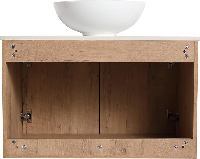 30 Inch Bathroom Vanity with Sink, Modern Wall Mount Floating Bathroom Vanity - Image 9