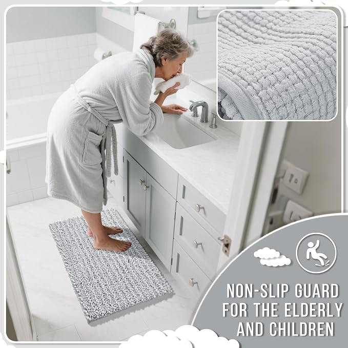 Yimobra Bathroom Rugs Non Slip Washable - Image 6