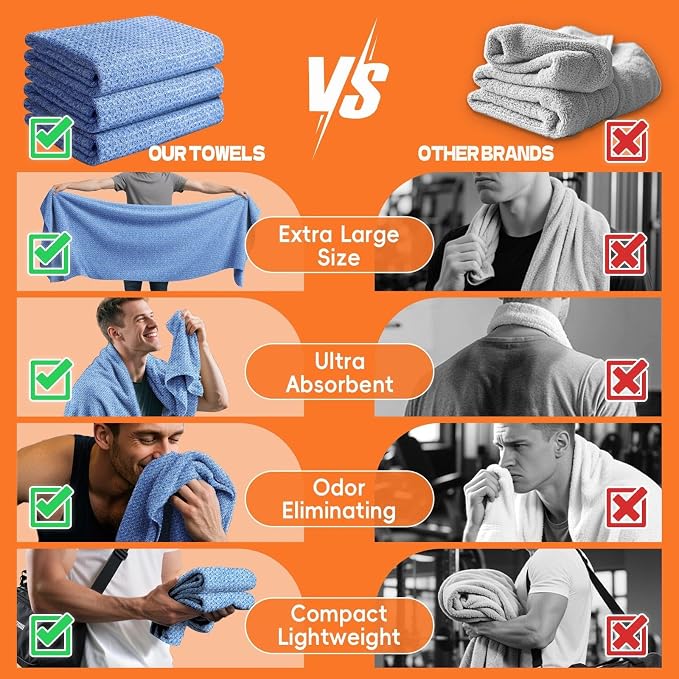 Camping Towels Quick Dry Sweat Towels - Image 4