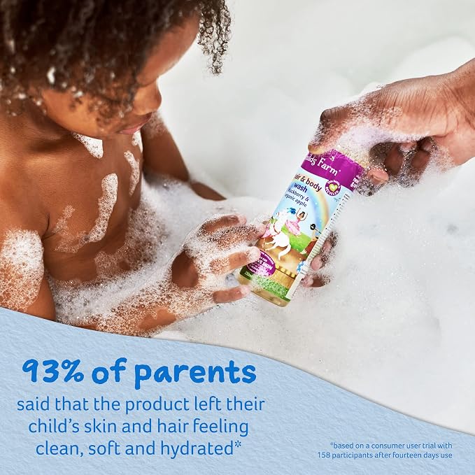 Childs Farm Blackberry & Organic Apple Hair & Body Wash 250ml - Image 3