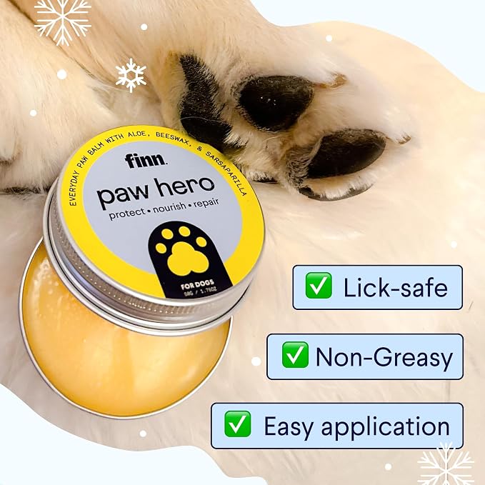 Finn Paw Hero Natural Dog Paw Balm | Winter Paw Protection from Snow, Salt & - Image 7