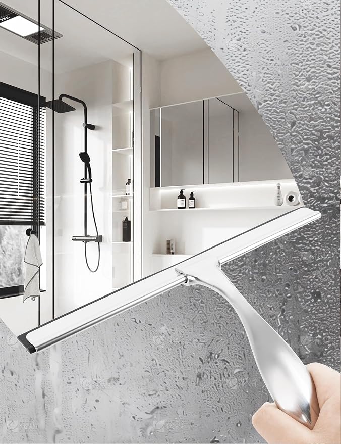 All-Purpose Stainless Steel Shower Squeegee Come - Image 8
