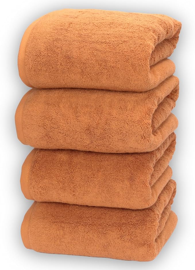Soleil Fine Goods Luxurious 800 GSM 100% Cotton Bath Towel Set by SoleilFineGoods