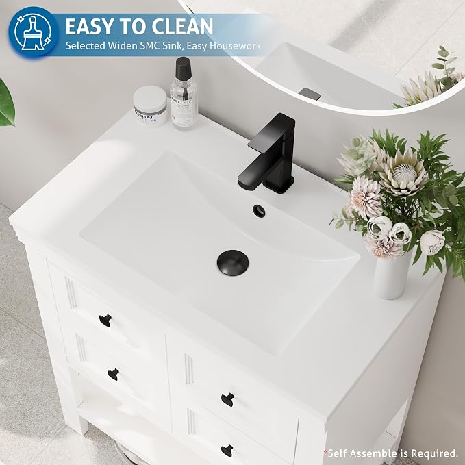 eclife 30" Bathroom Vanity - Image 4