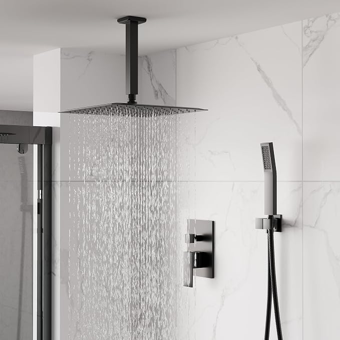 WELLFOR 12-In Ceiling Mount Shower System - Image 10