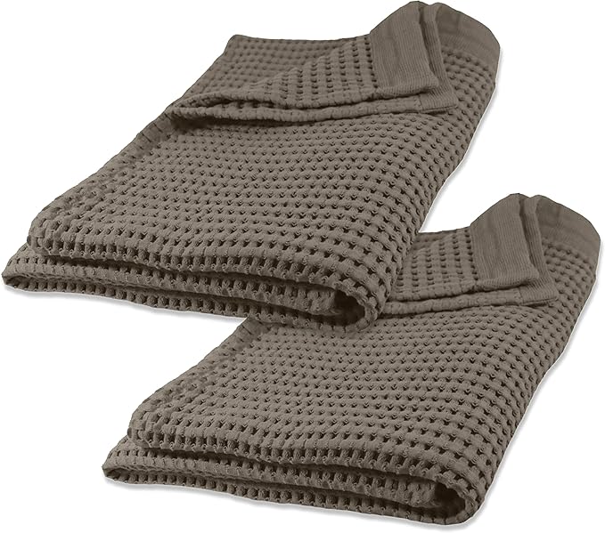 GILDEN TREE Waffle Bath Sheet Quick Dry Towel, Thin Luxury Bath Towels by GildenTree