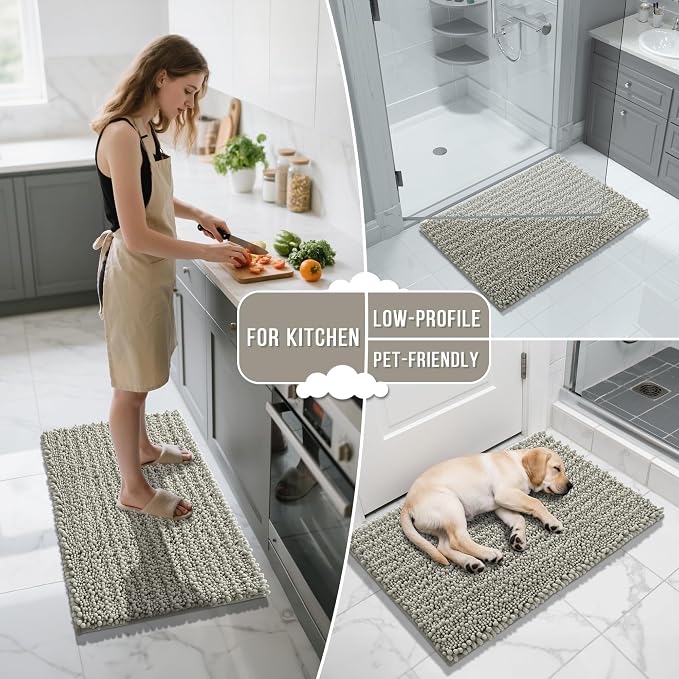 Yimobra Bathroom Rugs Non Slip Washable - Image 7