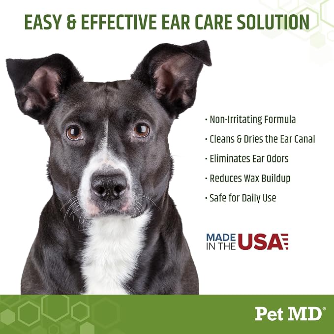 Pet MD - Dog Ear Cleaner Wipes - Otic Cleanser - Image 4