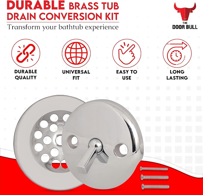 Trip Lever Bathtub Drain Kit - Image 2