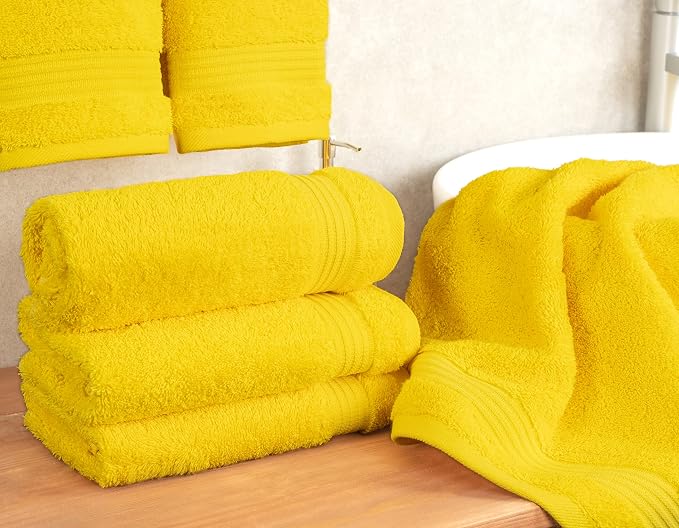 Cotton Paradise Hand Towels for Bathroom, 100% Cotton Turkish 4 Piece Hand - Image 3