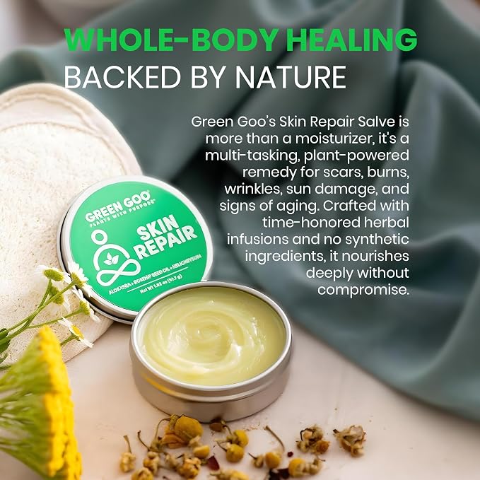 Green Goo Natural Skin Care Salve, Skin Repair and Protection, 1.82-Ounce Large - Image 5