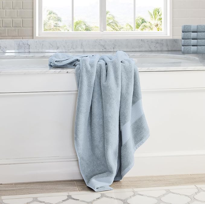 Delara Organic Cotton Luxuriously Plush Bath Towel | GOTS & OEKO-TEX Certified - Image 2