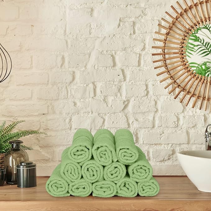 Utopia Towels 12 Pack Premium Wash Cloths Set, 12 by 12 Inches, 100% Cotton - Image 7
