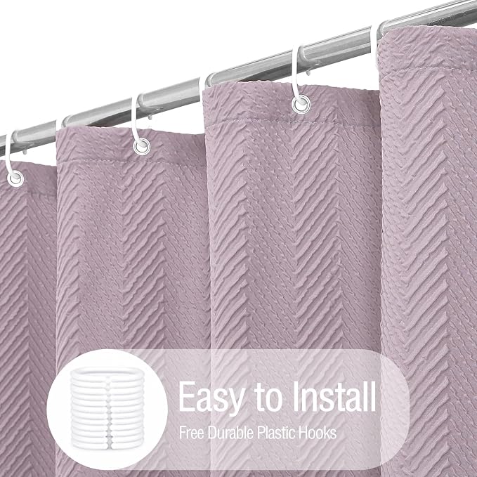 Gibelle Lavender Purple Shower Curtain - Image 7