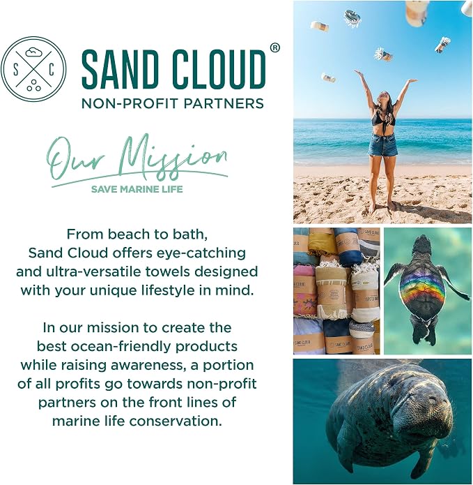 Sand Cloud Extra Large Turkish Beach Towel - Image 8