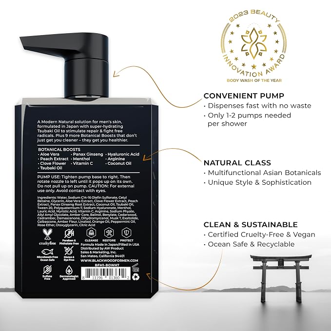 Blackwood For Men Pure Moisture Body Wash - Image 2
