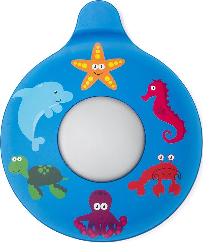 Fun Heavy Duty Bathtub Stopper for Kids, Secure Drain Cover for Bath Tubs by LittleFoot+Nation