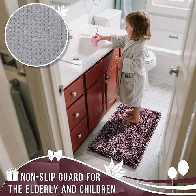 Yimobra Long Bathroom Rugs Runner 55x24 Inch, Extra Thick Soft Absorbent - Image 6