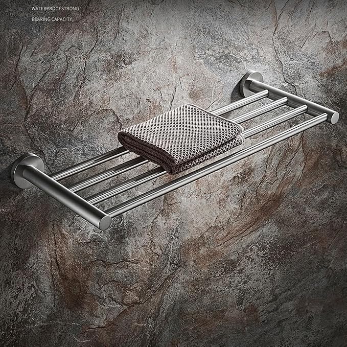 30 Inch Bathroom Towel Rack, Hotel Style Towel Racks - Image 4