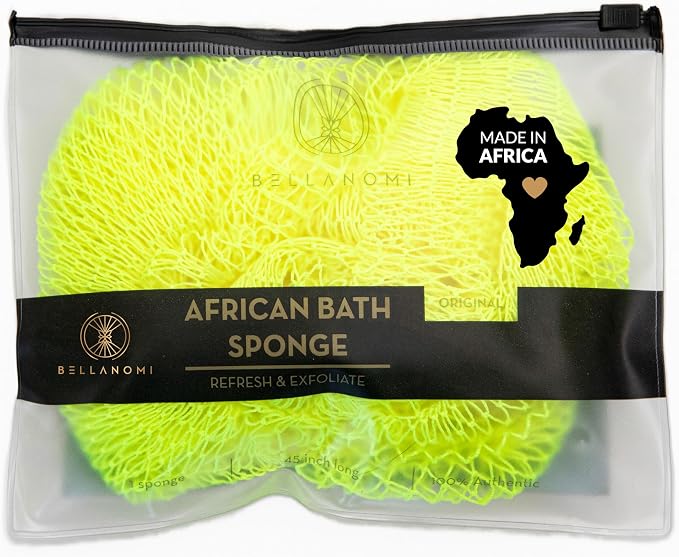 BELLANOMI African Exfoliating Net Sponge, Ethically sourced from Nigeria - Image 2